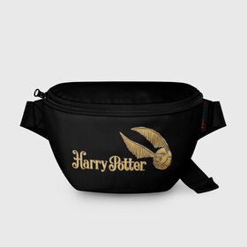 Поясная сумка 3D с принтом Harry Potter в Екатеринбурге, 100% полиэстер | плотная ткань, ремень с регулируемой длиной, внутри несколько карманов для мелочей, основное отделение и карман с обратной стороны сумки застегиваются на молнию | harry potter | vdzabma | гарри поттер
