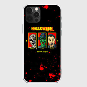 Чехол для iPhone 12 Pro Max с принтом Halloween в Екатеринбурге, Силикон |  | Тематика изображения на принте: 31 октября | halloween | halowen | ведьма | день всех святых | джек | костюм | кровь | лого | монстр | надпись | праздник | приведение | призрак | светильник | символ | страшная | тыква | ужасы | хеллоуин | хеллуин