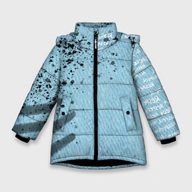 Зимняя куртка для девочек 3D с принтом Street ART джинсовка в Екатеринбурге, ткань верха — 100% полиэстер; подклад — 100% полиэстер, утеплитель — 100% полиэстер. | длина ниже бедра, удлиненная спинка, воротник стойка и отстегивающийся капюшон. Есть боковые карманы с листочкой на кнопках, утяжки по низу изделия и внутренний карман на молнии. 

Предусмотрены светоотражающий принт на спинке, радужный светоотражающий элемент на пуллере молнии и на резинке для утяжки. | Тематика изображения на принте: 