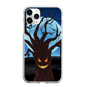 Чехол для iPhone 11 Pro Max матовый с принтом Жуткое дерево на кладбище в Екатеринбурге, Силикон |  | 2020 | evil | halloween | tree | ветви | дерево | дуб | зло | кладбище | луна | монстр | ночь | полночь | страшный | ужасающий | хэллоуин | хэлоуин