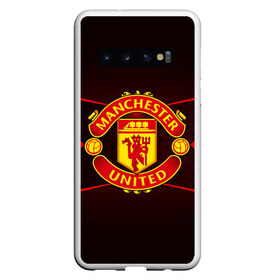 Чехол для Samsung Galaxy S10 с принтом MANCHESTER UNITED в Екатеринбурге, Силикон | Область печати: задняя сторона чехла, без боковых панелей | football | manchester united | англия. | кристал пэлас | манчестер | манчестер сити | манчестер юнайтед | футбол