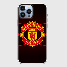 Чехол для iPhone 13 Pro Max с принтом MANCHESTER UNITED в Екатеринбурге,  |  | Тематика изображения на принте: football | manchester united | англия. | кристал пэлас | манчестер | манчестер сити | манчестер юнайтед | футбол