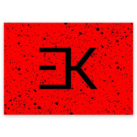 Поздравительная открытка с принтом ЕГОР КРИД в Екатеринбурге, 100% бумага | плотность бумаги 280 г/м2, матовая, на обратной стороне линовка и место для марки
 | Тематика изображения на принте: black | egor | hip | hop | kreed | krid | logo | music | rap | star | егор | крид | лого | логотип | логотипы | музыка | музыкант | певец | рэп | символ | символы | хипхоп