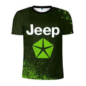 Мужская футболка 3D спортивная с принтом JEEP / Джип в Екатеринбурге, 100% полиэстер с улучшенными характеристиками | приталенный силуэт, круглая горловина, широкие плечи, сужается к линии бедра | auto | jeep | logo | moto | symbol | авто | автомобиль | гонки | джип | знак | лого | логотип | логотипы | марка | машина | мото | символ | символы