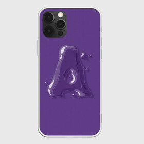 Чехол для iPhone 12 Pro Max с принтом A буква мыльный пузырь в Екатеринбурге, Силикон |  | Тематика изображения на принте: a | bubble | character | letter | lettering | liquid | purple | violet | а | алфавит | буква | жидкость | каллиграфия | капли | капля | леттеринг | мыльный пузырь | прозрачный | фиолетовый