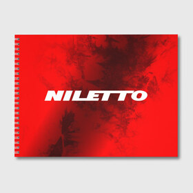 Альбом для рисования с принтом НИЛЕТТО / Niletto в Екатеринбурге, 100% бумага
 | матовая бумага, плотность 200 мг. | hip | hop | logo | music | nileto | niletto | rap | знак | лого | логотип | логотипы | любимка | музыка | музыкант | нилето | нилетто | рэп | символ | символы | хип | хоп