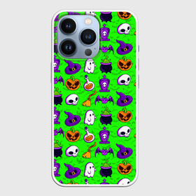 Чехол для iPhone 13 Pro с принтом HALLOWEEN в Екатеринбурге,  |  | halloween | праздник хэллоуин | страшный | тыква. | ужас | хэллоуин | хэллоуин 2020