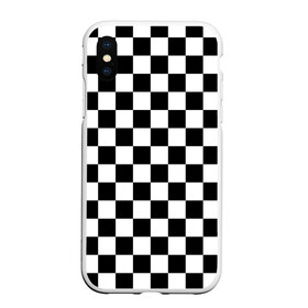 Чехол для iPhone XS Max матовый с принтом Шахматка в Екатеринбурге, Силикон | Область печати: задняя сторона чехла, без боковых панелей | абстракция | в клетку | игра | клетка | клеточка | тренд | черно белая | черно белая клетка | шахматка | шахматная клетка | шахматы