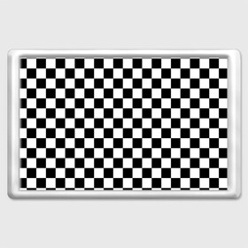 Магнит 45*70 с принтом Шахматка в Екатеринбурге, Пластик | Размер: 78*52 мм; Размер печати: 70*45 | Тематика изображения на принте: абстракция | в клетку | игра | клетка | клеточка | тренд | черно белая | черно белая клетка | шахматка | шахматная клетка | шахматы