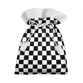 Подарочный 3D мешок с принтом Шахматка в Екатеринбурге, 100% полиэстер | Размер: 29*39 см | абстракция | в клетку | игра | клетка | клеточка | тренд | черно белая | черно белая клетка | шахматка | шахматная клетка | шахматы