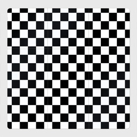 Магнитный плакат 3Х3 с принтом Шахматка в Екатеринбурге, Полимерный материал с магнитным слоем | 9 деталей размером 9*9 см | Тематика изображения на принте: абстракция | в клетку | игра | клетка | клеточка | тренд | черно белая | черно белая клетка | шахматка | шахматная клетка | шахматы