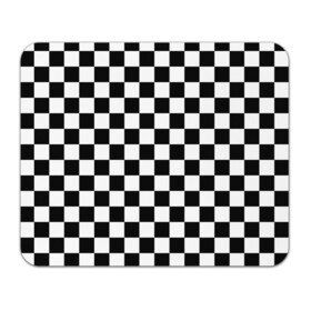 Коврик для мышки прямоугольный с принтом Шахматка в Екатеринбурге, натуральный каучук | размер 230 х 185 мм; запечатка лицевой стороны | Тематика изображения на принте: абстракция | в клетку | игра | клетка | клеточка | тренд | черно белая | черно белая клетка | шахматка | шахматная клетка | шахматы