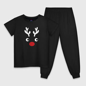 Детская пижама хлопок с принтом Deer Papa в Екатеринбурге, 100% хлопок |  брюки и футболка прямого кроя, без карманов, на брюках мягкая резинка на поясе и по низу штанин
 | 2020 | family look | merry christmas | new year | год крысы | зима | новый год | праздник | рождество | фэмили лук