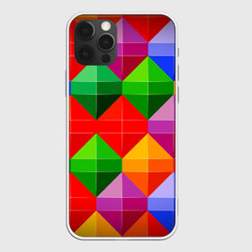 Чехол для iPhone 12 Pro Max с принтом Цветные ромбы в Екатеринбурге, Силикон |  | ромб | ромбы | цвет | цвета | цветные ромбы