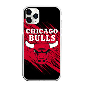 Чехол для iPhone 11 Pro матовый с принтом Чикаго Буллз в Екатеринбурге, Силикон |  | Тематика изображения на принте: bulls | chicago | chicago bulls | nba | баскетбол | буллз | нба | чикаго | чикаго буллз