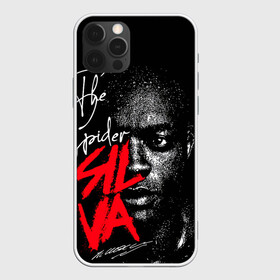 Чехол для iPhone 12 Pro с принтом ANDERSON SILVA в Екатеринбурге, силикон | область печати: задняя сторона чехла, без боковых панелей | Тематика изображения на принте: anderson silva | habib | mma | ufc | андерсон сильва | бои без правил | боксер | борец | единоборства | кикбоксер | конор макгрегор | мма | хабиб | юфс