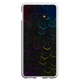 Чехол для Samsung S10E с принтом Rainbow smile в Екатеринбурге, Силикон | Область печати: задняя сторона чехла, без боковых панелей | необычное | прикольное | радуга | смайл