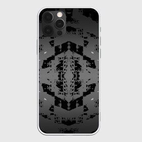 Чехол для iPhone 12 Pro Max с принтом ЧБ граффити в Екатеринбурге, Силикон |  | абстракция | минимализм | симметрия | черно белый