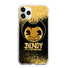 Чехол для iPhone 11 Pro матовый с принтом Bendy And The Ink Machine в Екатеринбурге, Силикон |  | bendy | bendy and the ink machine | бенди | бени | бенни | бэнди | детская | детям | игра | капли | компьютерная игра | краска | машина | подтеки | ужастик | чернила | чернильная