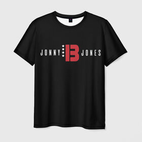 Мужская футболка 3D с принтом Jon Bones Jones в Екатеринбурге, 100% полиэфир | прямой крой, круглый вырез горловины, длина до линии бедер | bones | jon | jones | mma | ufc | боец | джон | джонс | единоборства | кости | кость | мма | смешанные | юфс