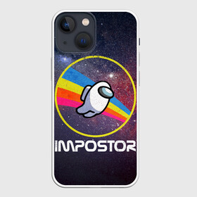 Чехол для iPhone 13 mini с принтом NASA Impostor в Екатеринбурге,  |  | art | game | impostor | parody | retro | shh | sus | there is 1 | there is impostor among us | vintage | арт | винтаж | игра | иллюстрация | кнопка | мем | мемы | наса | пародия | подозрительный | предатель среди нас | разноцветные космонавты |