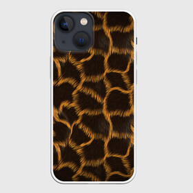 Чехол для iPhone 13 mini с принтом Леопард в Екатеринбурге,  |  | леопард | леопардовые пятна | пятна леопарда