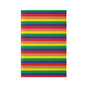 Обложка для паспорта матовая кожа с принтом Радуга в Екатеринбурге, натуральная матовая кожа | размер 19,3 х 13,7 см; прозрачные пластиковые крепления | Тематика изображения на принте: много цветов | радуга | радужная | разноцветная | разноцветный | цвета радуги | цветная | цветной
