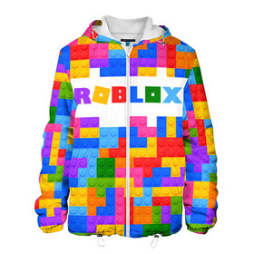 Мужская куртка 3D с принтом ROBLOX LEGO в Екатеринбурге, ткань верха — 100% полиэстер, подклад — флис | прямой крой, подол и капюшон оформлены резинкой с фиксаторами, два кармана без застежек по бокам, один большой потайной карман на груди. Карман на груди застегивается на липучку | piggy | roblox | roblox games | roblox piggy | игра роблокс | пигги. | роблокс | роблокс пигги | робукс
