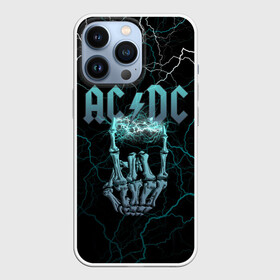 Чехол для iPhone 13 Pro с принтом AC DC в Екатеринбурге,  |  | ac dc | ac dc лого | hell bell | hells bells | hich voltage | hich voltage ac dc | high voltage | jingle hells bells | rock | альбом backtracks | ас дс | логотип ac dc | рок | эйси диси