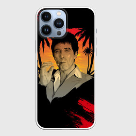 Чехол для iPhone 13 Pro Max с принтом Лицо со шрамом в Екатеринбурге,  |  | al pacino | antonio montana | scarface | аль пачино | брайан де пальма | лицо со шрамом | майами | мишель пфайффер | тони монтана | фильм | фильмы