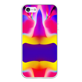 Чехол для iPhone 5/5S матовый с принтом COLORS в Екатеринбурге, Силикон | Область печати: задняя сторона чехла, без боковых панелей | 3d | абстракция | брызги | геометрия | градиент | красивое | краски | много цветов | неон | переливание | прикольное | смешанные цвета | флюиды