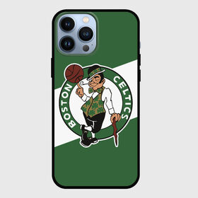 Чехол для iPhone 13 Pro Max с принтом Бостон Селтикс в Екатеринбурге,  |  | boston | boston celtics | celtics | nba | баскетбол | бостон | бостон селтикс | нба | селтикс