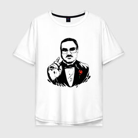 Мужская футболка хлопок Oversize с принтом Крёстный Круг в Екатеринбурге, 100% хлопок | свободный крой, круглый ворот, “спинка” длиннее передней части | Тематика изображения на принте: 