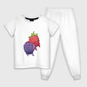 Детская пижама хлопок с принтом Смородинки в Екатеринбурге, 100% хлопок |  брюки и футболка прямого кроя, без карманов, на брюках мягкая резинка на поясе и по низу штанин
 | арт | красная смородина | мило | милота | рисунок | свежая ягода | свежие ягоды | свежий продукт | смородина | чёрная смородина | ягода | ягоды