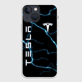 Чехол для iPhone 13 mini с принтом TESLA в Екатеринбурге,  |  | car | elon | ilon | motors | musk | tesla | илон | кар | маск | машина | моторс | тачка | тесла | электрокар