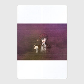 Магнитный плакат 2Х3 с принтом Дазай Осаму в Екатеринбурге, Полимерный материал с магнитным слоем | 6 деталей размером 9*9 см | Тематика изображения на принте: bungou stray dogs | dazai | osamu | бродячие псы | великий | дазай | дазай осаму | осаму