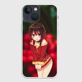 Чехол для iPhone 13 mini с принтом Мегумин. KonoSuba в Екатеринбурге,  |  | konosuba | megumin | взрыв | да будет благословенен этот прекрасный мир | коносуба | маг | мегумин