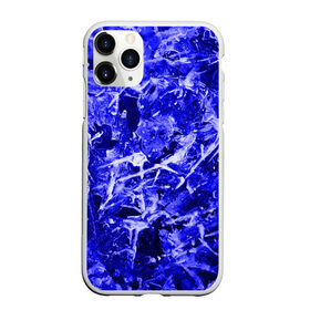 Чехол для iPhone 11 Pro Max матовый с принтом Dark Blue Gan в Екатеринбурге, Силикон |  | abstraction | blue | frost | frozen | ice | shine | surface | texture | абстракция | блеск | замерзший | лед | мороз | поверхность | синий | текстура