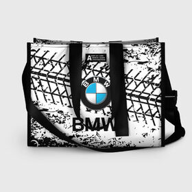 Сумка-шоппер 3D с принтом BMW в Екатеринбурге, 100% полиэстер | застегивается на металлическую кнопку; внутренний карман застегивается на молнию. Стенки укреплены специальным мягким материалом, чтобы защитить содержимое от несильных ударов
 | bmw | bmw performance | m | motorsport | performance | бмв | моторспорт