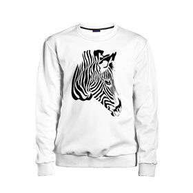 Детский свитшот 3D с принтом Zebra в Екатеринбурге, 100% полиэстер | свободная посадка, прямой крой, мягкая тканевая резинка на рукавах и понизу свитшота | Тематика изображения на принте: africa | black | savanna | stripe | white | zebra | африка | белый | зебра | полоска | саванна | черный