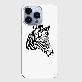 Чехол для iPhone 13 Pro с принтом Zebra в Екатеринбурге,  |  | africa | black | savanna | stripe | white | zebra | африка | белый | зебра | полоска | саванна | черный