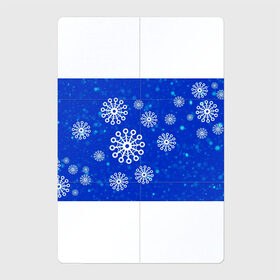 Магнитный плакат 2Х3 с принтом Снежинки в Екатеринбурге, Полимерный материал с магнитным слоем | 6 деталей размером 9*9 см | новогодние снежинки | снег | снежинка | снежинки | январьские снежинки