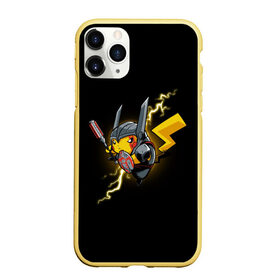 Чехол для iPhone 11 Pro матовый с принтом Пикачу в Екатеринбурге, Силикон |  | pika pika | pikachu | бронь | броня | желтая | желтый | молния | пика пика | покемон | покемоны | черная | черный | электрический | электричество | япония