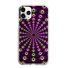 Чехол для iPhone 11 Pro Max матовый с принтом Fractal-$$$ в Екатеринбурге, Силикон |  | abstraction | fractal | light green | mandala | pattern | pink | shape | symmetry | texture | абстракция | розовый | салатовый | симметрия | текстура | узор | формы | фрактал