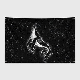Флаг-баннер с принтом Космический Кит в Екатеринбурге, 100% полиэстер | размер 67 х 109 см, плотность ткани — 95 г/м2; по краям флага есть четыре люверса для крепления | 2020 | cosmos | nasa | stars | звезды | илон маск | кит | киты | космос | марс | наса | небо | ночная медведица | ночное | ночь | созвездие | созвездия | черная дыра | юпитер