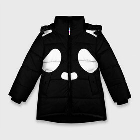 Зимняя куртка для девочек 3D с принтом Panda white в Екатеринбурге, ткань верха — 100% полиэстер; подклад — 100% полиэстер, утеплитель — 100% полиэстер. | длина ниже бедра, удлиненная спинка, воротник стойка и отстегивающийся капюшон. Есть боковые карманы с листочкой на кнопках, утяжки по низу изделия и внутренний карман на молнии. 

Предусмотрены светоотражающий принт на спинке, радужный светоотражающий элемент на пуллере молнии и на резинке для утяжки. | panda | животные | медведь | мишка | панда
