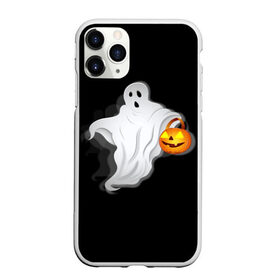 Чехол для iPhone 11 Pro Max матовый с принтом Halloween в Екатеринбурге, Силикон |  | Тематика изображения на принте: ghost | halloween | jack | lantern | pumpkin | призрак | светильник джека | хэллоуин