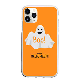 Чехол для iPhone 11 Pro Max матовый с принтом Halloween в Екатеринбурге, Силикон |  | Тематика изображения на принте: ghost | halloween | jack | lantern | pumpkin | призрак | светильник джека | хэллоуин