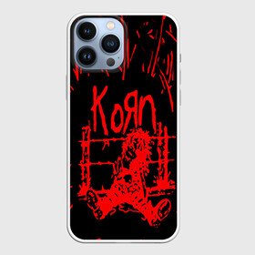 Чехол для iPhone 13 Pro Max с принтом korn в Екатеринбурге,  |  | Тематика изображения на принте: acoustic | blind | coming undone | download | falling away from me | freak on a leash | korn | lyrics | music | narcissistic cannibal | official | official video | twisted transistor | vevo | word up | группа слипнот | коян | рок