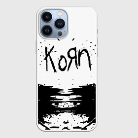 Чехол для iPhone 13 Pro Max с принтом korn в Екатеринбурге,  |  | Тематика изображения на принте: acoustic | blind | coming undone | download | falling away from me | freak on a leash | korn | lyrics | music | narcissistic cannibal | official | official video | twisted transistor | vevo | word up | группа слипнот | коян | рок